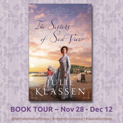 The Sisters of Sea View book tour graphic (1080 × 1080 px)